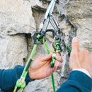Assureur Edelrid GIGA JUL Mode 2 en 1 Compatibilité corde 8,5-10,5 mm