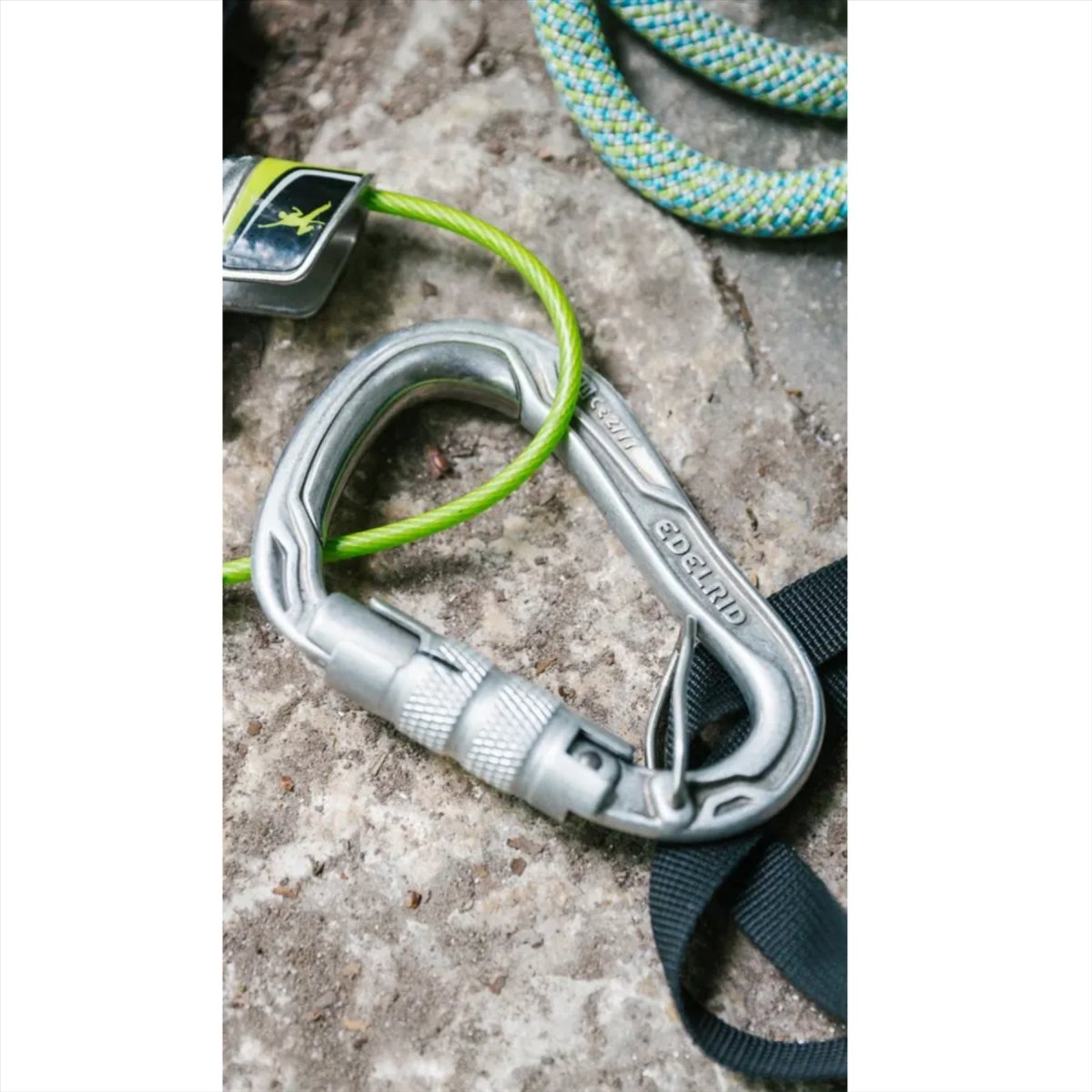 Edelrid HMS Bulletproof Triple FG Eco Mousqueton Triple Action Verrouillage à vis