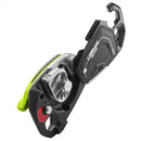 Edelrid MEGAWATT industriële afdaalder met touwtoegang reddingsapparaat Cartified groen