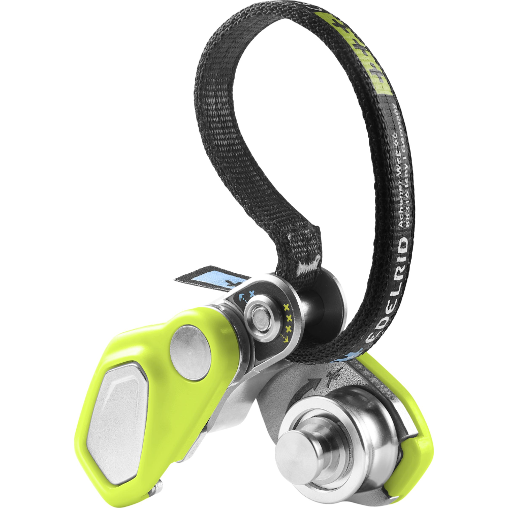 Edelrid Ohmega klimremassistent met katrol 8,6–10,5 mm touwoase