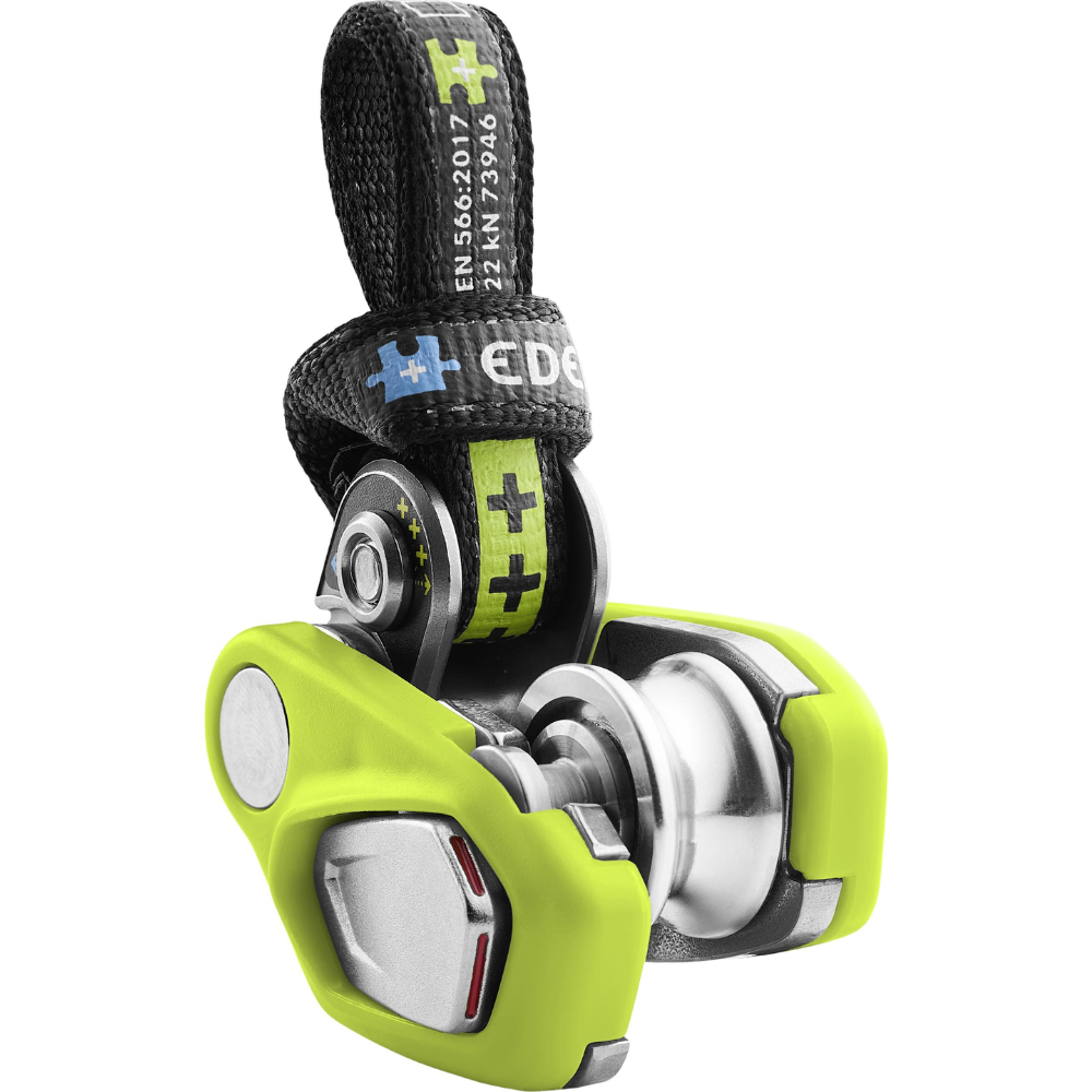 Edelrid Ohmega klimremassistent met katrol 8,6–10,5 mm touwoase