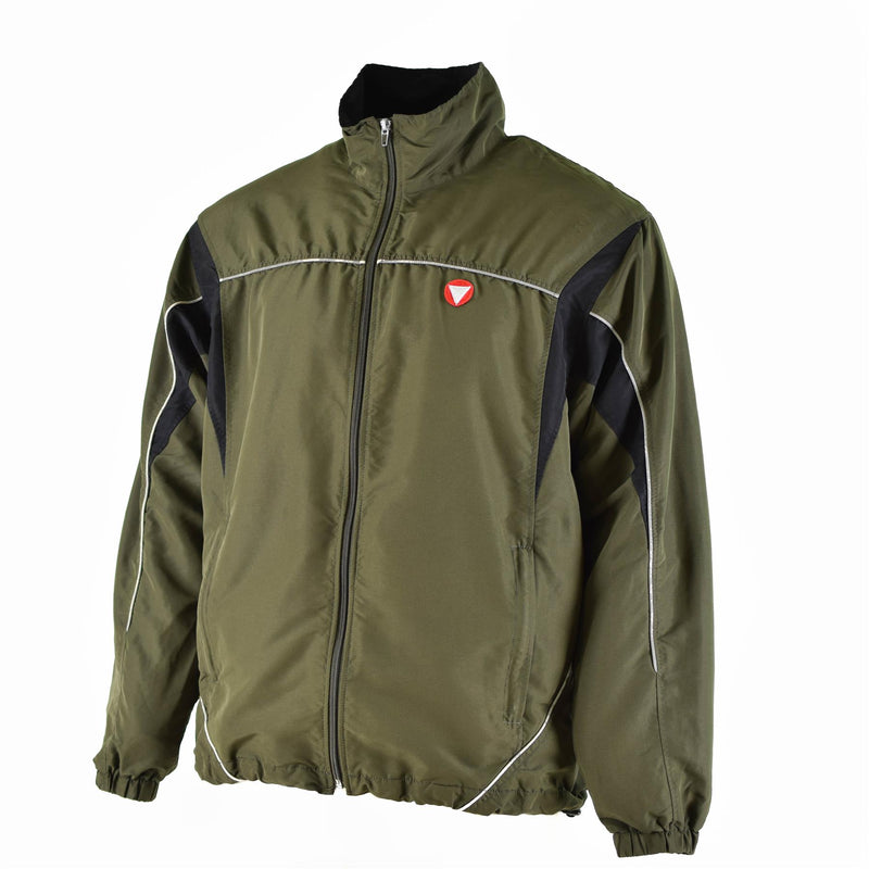 Echt Oostenrijkse leger training trainingspak top jas sport vintage od green