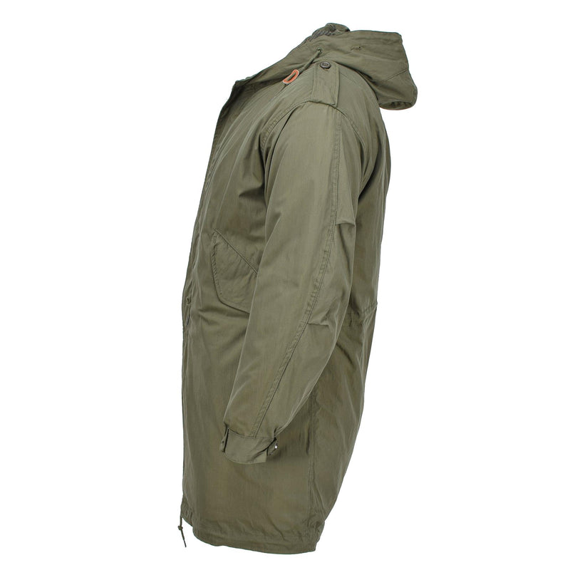 Parka à capuche style militaire américain MIL-TEC M51 doublure amovible matelassée olive NEUF