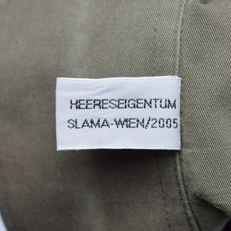 Véritable chemise de l'armée autrichienne M65 OD Combat militaire à manches courtes Olive BDU