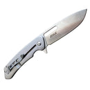 EKA Brand Swedish Classic 8 pocket knife titanium handle 57 HRC stainless blade - GoMilitar