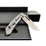 EKA Brand Swedish Classic 8 zakmes titanium handvat 57 HRC roestvrij lemmet