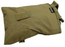 Durable empty shell pouch in olive green with drawstring closure for organizing spent cartridges and magazines.
