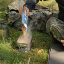 Esbit Ultralight Folding Pocket Fornuis omvatte 12x14G vaste brandstoftabletten