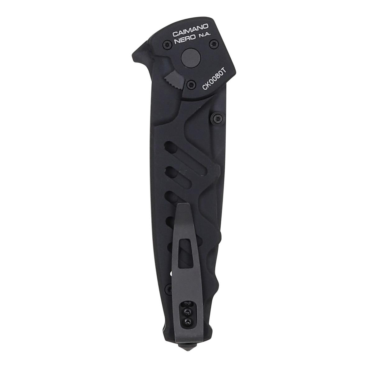 Extrema Ratio CAIMANO NERO zakmes zakglasbreker N690 staal 58HRC