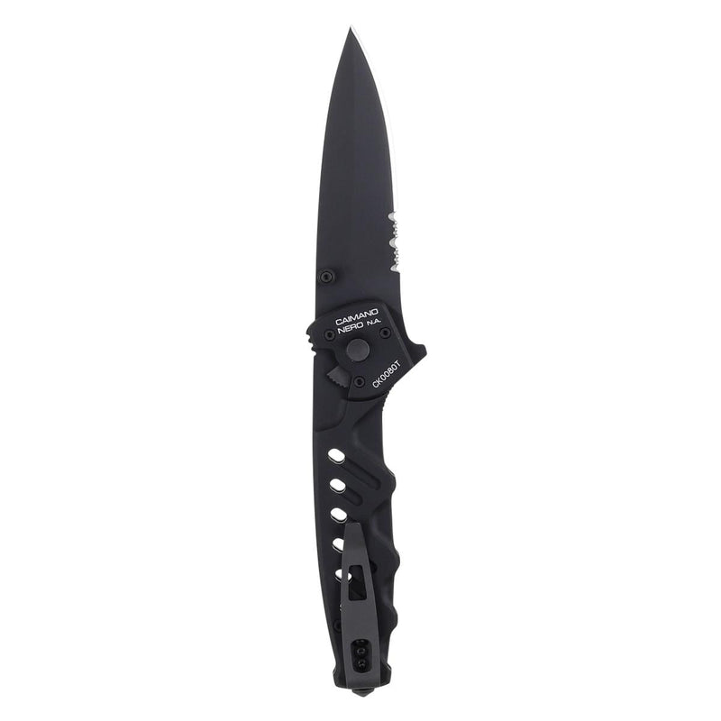 Extrema Ratio CAIMANO NERO folding knife pocket glass breaker N690 steel 58HRC - GoMilitar