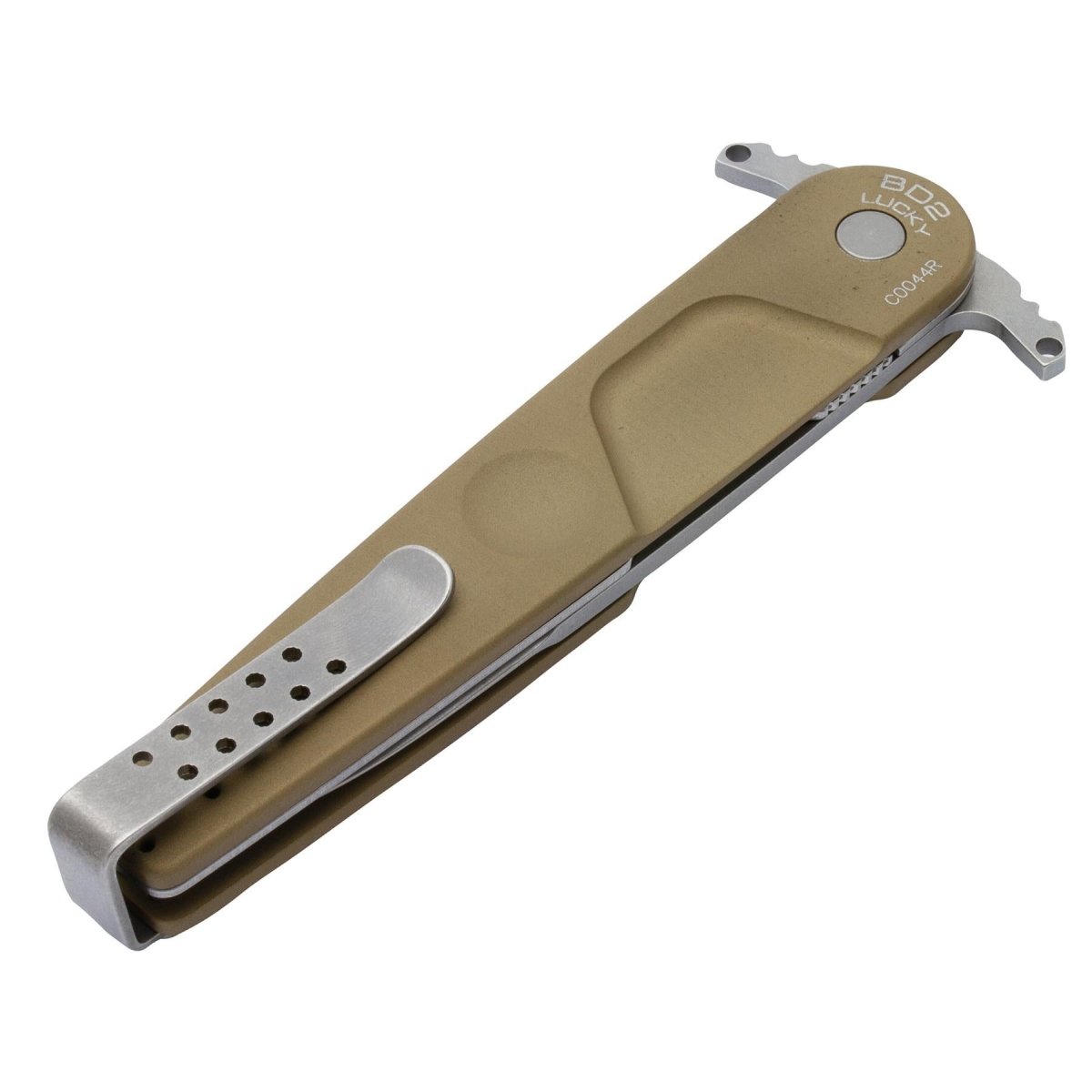 ExtremaRatio BD2 LUCKY DESERT zakmes Bohler N690 staal plain edge mes