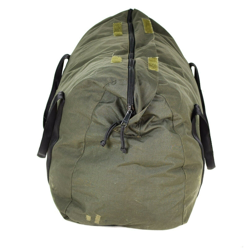 Echte Nederlandse leger Olive Sleeping Bag Carrier Pouch Pack Duffel Sack