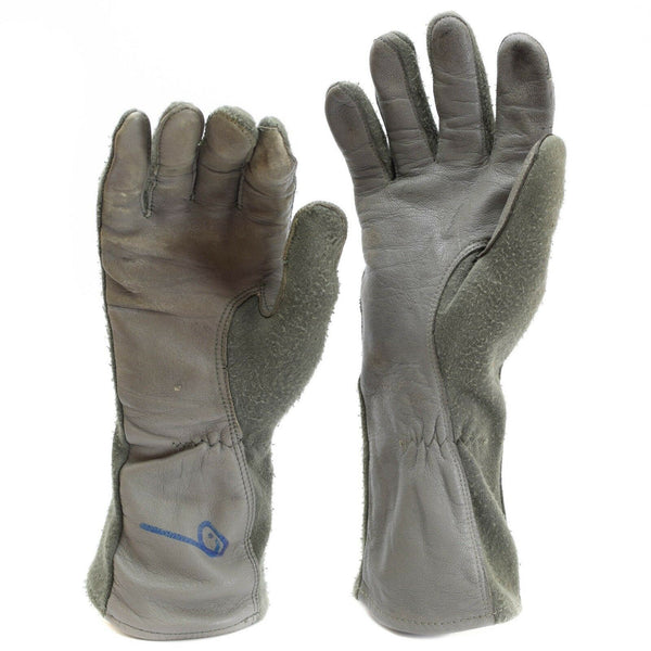 Echte Amerikaanse legergevecht Gloves Leather Aramid Fiber Air Force Military Nomex OD