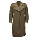 Originele Canadese legerwollen overjas militair surplus vintage olijfgroen