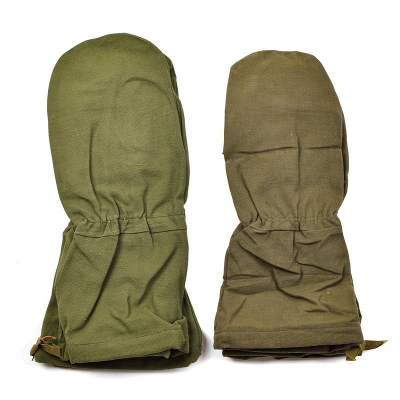Echt Frans leger wanten katoenen handschoenen olijf od duurzaam werkkleding militair nieuw
