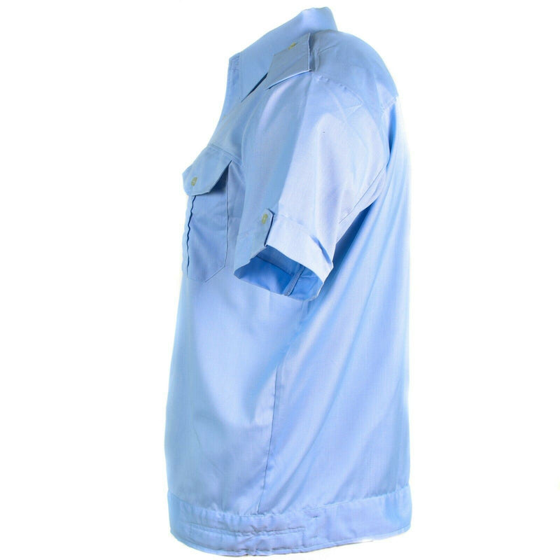 Echt Slowaakse legerhirt -shirt Militaire BDU Blue Short Mouwen Nieuw