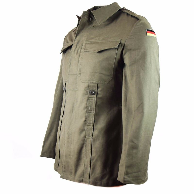 Veste Moleskine d'origine de l'armée allemande. Veste de campagne vintage BW olive drab