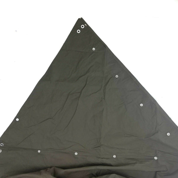 Origineel Zweeds Leger Shelter Half Zeltbahn Poncho Olive Surplus