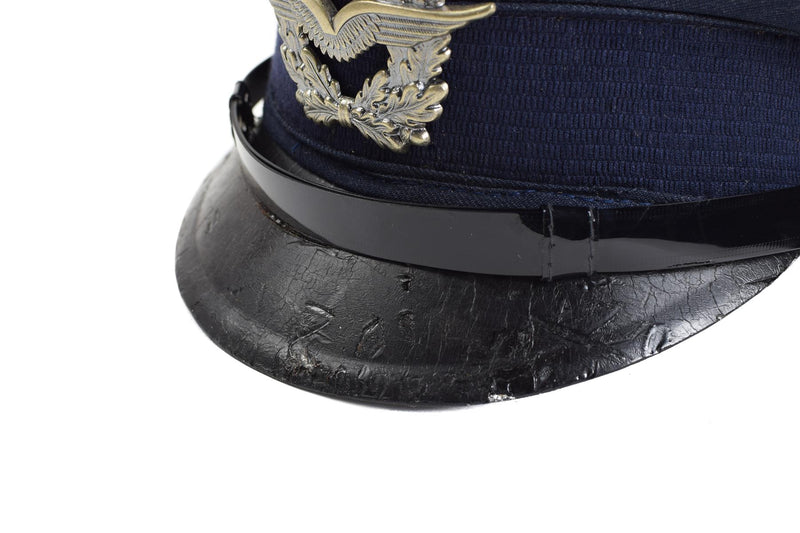 Casquette visière authentique de l'armée allemande. Casquette militaire à visière des forces aériennes luftware NEUF
