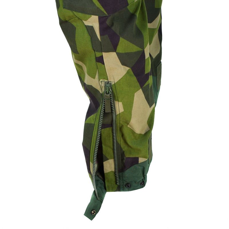 Origineel Zweeds leger m90 broek splinter camouflage veld gevechten broek nieuw