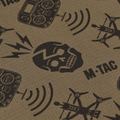 M-TAC microfleece nekbeschermer drone-patroon tactische buitensjaal bruin