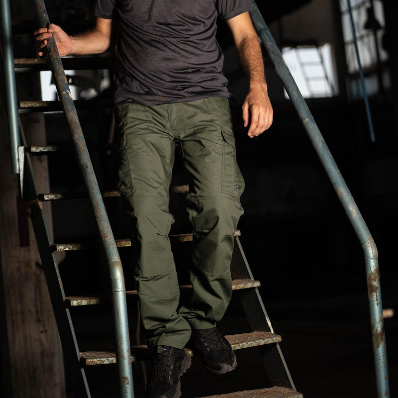 Pentagon BDU 2.0 Combat Pants Cargo versterkte zitknieën Zip Fly Ripstop zwart