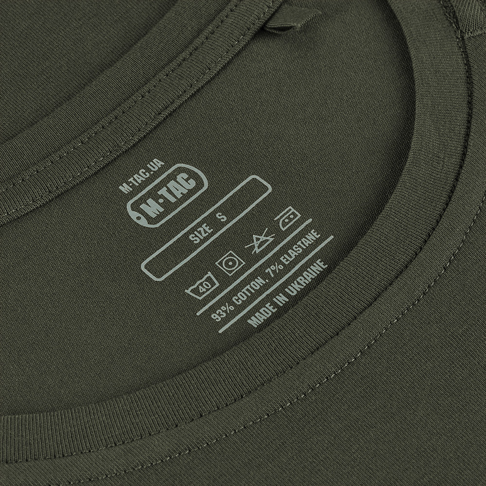 M-Tac 93/7 Zomer Comfort Fit T-shirt Lichtgewicht stretchkatoen Army Olive