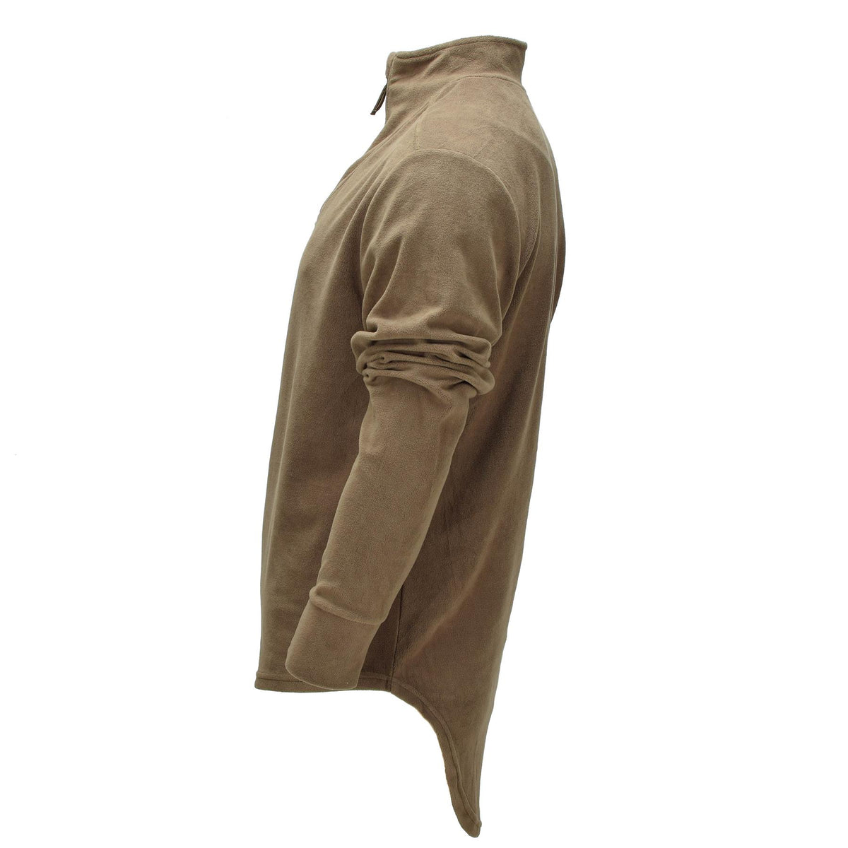 Origineel PCS Thermal Combat Undershirt van het Britse leger, halfrits, licht olijfgroen