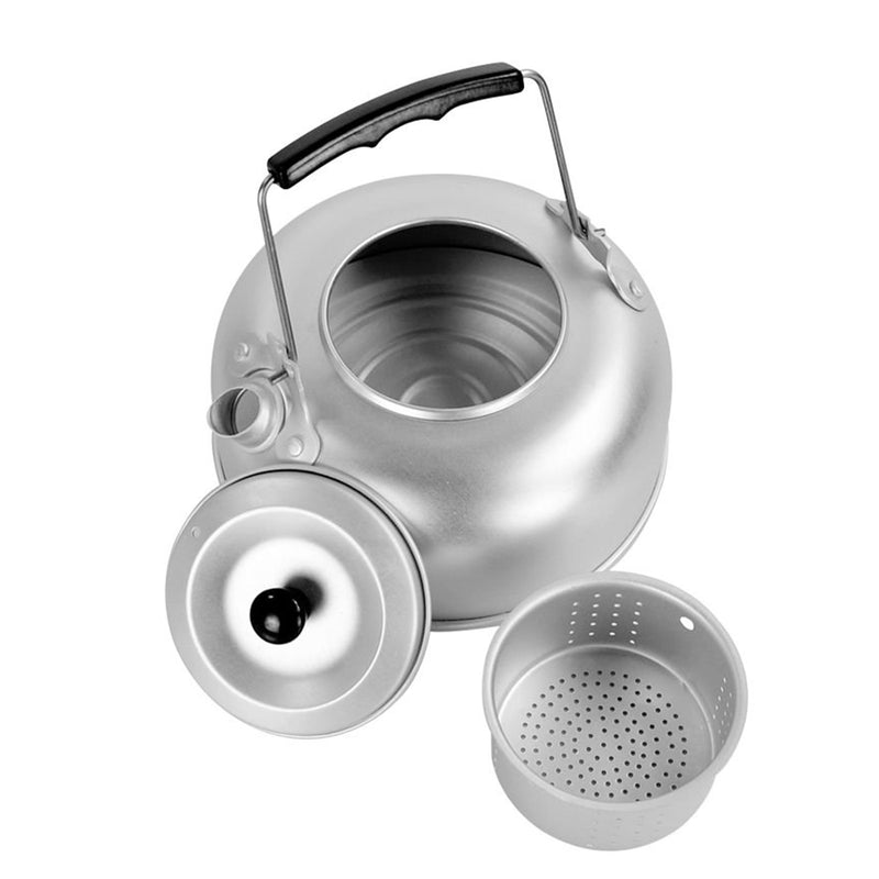 MIL-TEC CAMPING Kookgerei Outdoor Camping Kookset Pan Pot Kettle Aluminium Set
