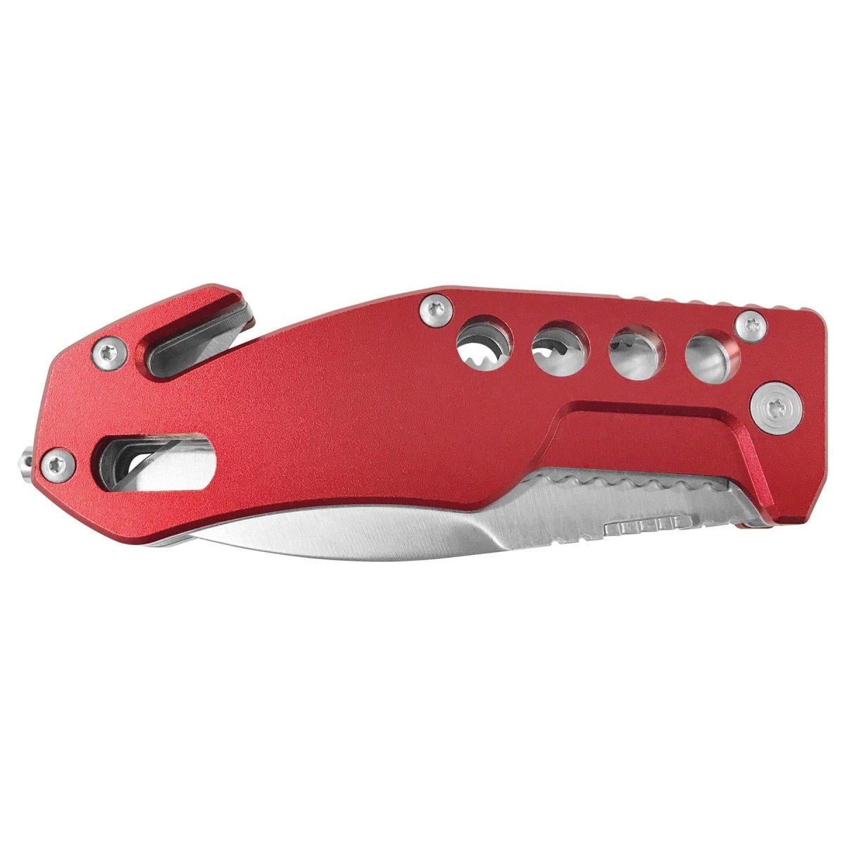 Fox Knives BF-117 Couteau de poche pliant en acier inoxydable AISI 440A manche orange