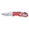 Fox Knives BF-117 Couteau de poche pliant en acier inoxydable AISI 440A manche orange