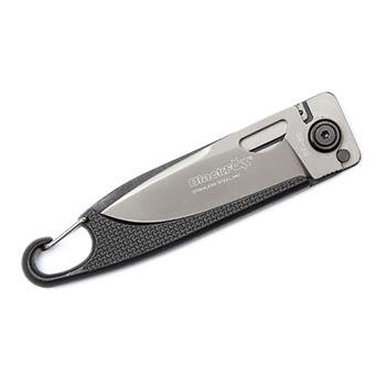 Couteau pliant Fox Knives Brand Baroni en acier 440 revêtu de titane manche noir zytel