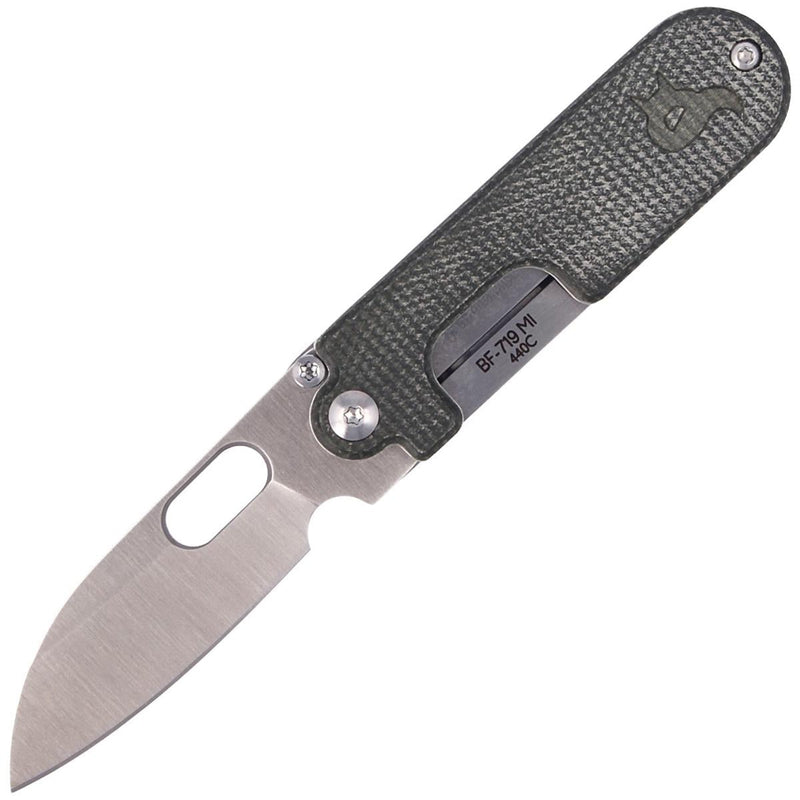 Fox Knives Brand BEAN GEN2 folding pocket knife satin coated 440C stainless steel - GoMilitar