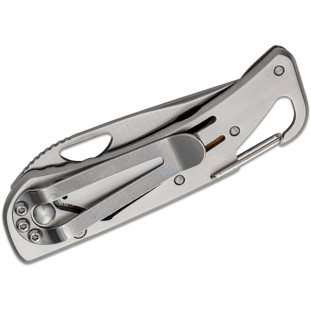 Fox Knives Brand opvouwbaar zakmes met houten handvat, gesatineerd 440 roestvrij staal