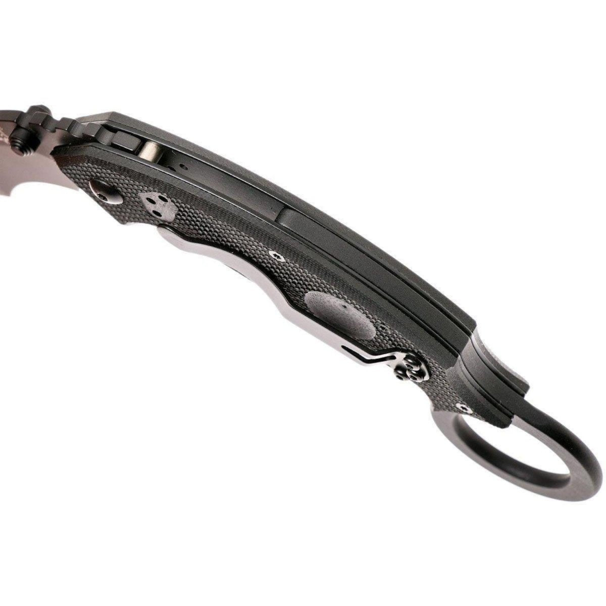 Fox Knives Brand Italy Chiropteka Zakmes Karambit RVS zwart