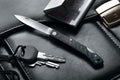 Couteau pliant Fox Knives Brand Italy en acier inoxydable 440C manche en fibre de carbone