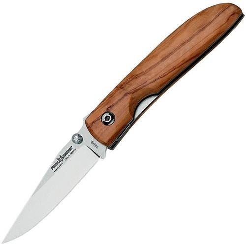 Fox Knives Brand Italy zakmes RVS 440C olijfhouten handvat