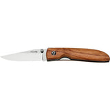 Fox Knives Brand Italy zakmes RVS 440C olijfhouten handvat