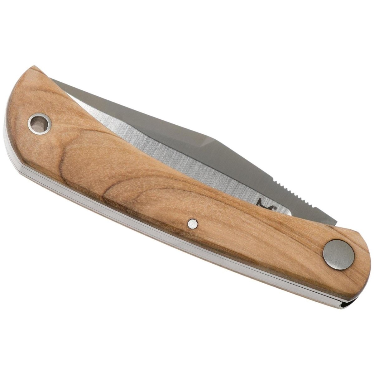 Fox Knives Brand Italy LIBAR zakmes RVS M390 Olijfhouten handvat