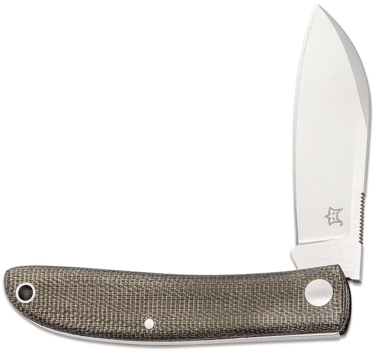 Couteau pliant Fox Knives Brand Italy Livri en acier inoxydable M390 Green Micarta