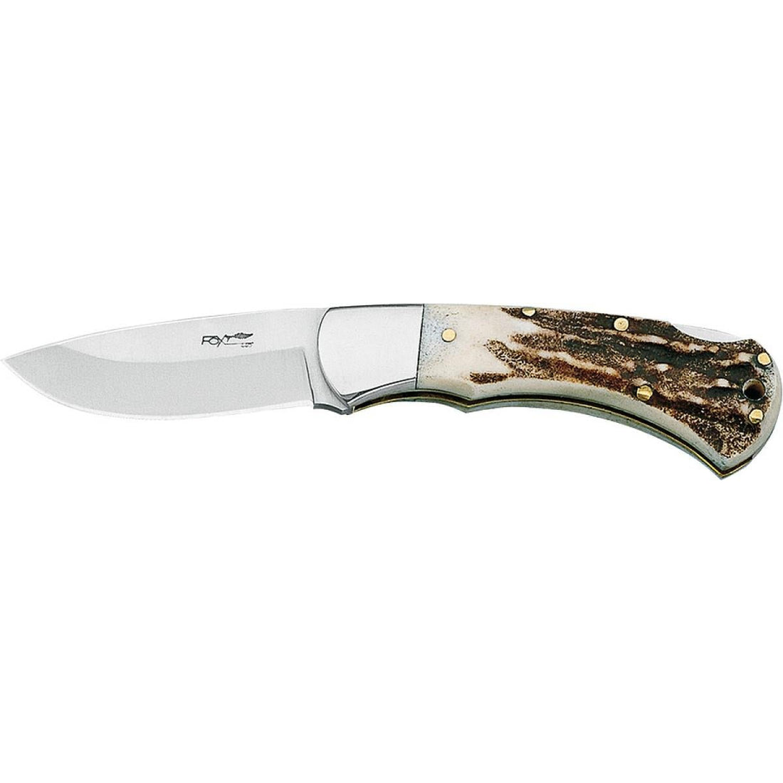 Fox Knives Brand Italy Silver Line mes roestvrijstalen handgrepen van herthoorn
