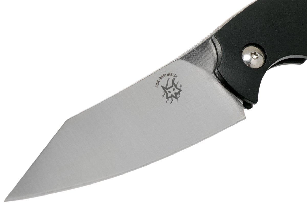 Fox Knives Brand Italy SLIM DRAGOTAC vaststaand mes roestvrij staal Zwart