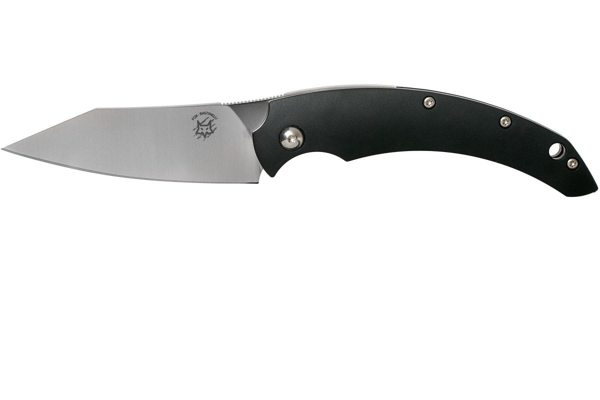 Fox Knives Brand Italy SLIM DRAGOTAC vaststaand mes roestvrij staal Zwart