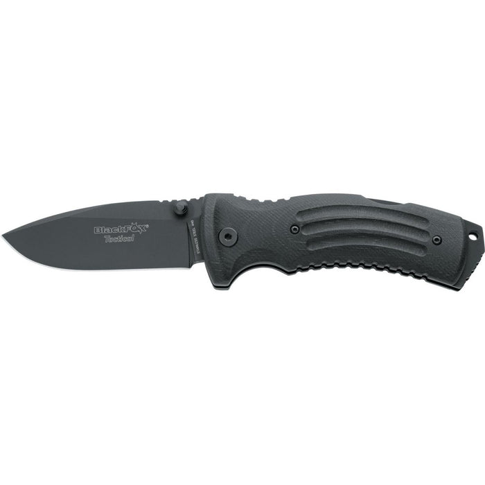 Couteau pliant Fox Knives Brand KUMA manche en acier inoxydable 440 G10 revêtu de titane - GoMilitar