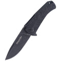 Fox Knives ECHO 1 opvouwbaar zakmes zwart Idroglider stone wash coating