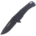Fox Knives ECHO 1 opvouwbaar zakmes zwart Idroglider stone wash coating