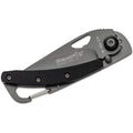 Couteau pliant Fox Knives en acier 440 revêtu de titane noir, manche en aluminium
