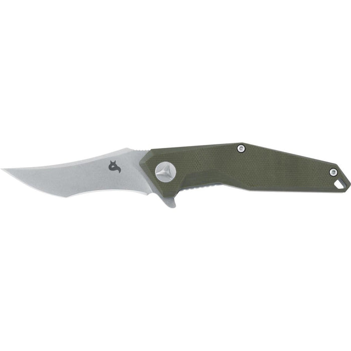 Fox Knives Fox Knives KRAVI SHAI Zakmes 440C Stone Washed G10 Groen 2.76 - GoMilitar