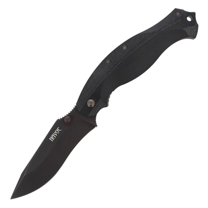 Fox Knives HAVOC zakmes drop point blade titanium frameslot N690Co staal - GoMilitar