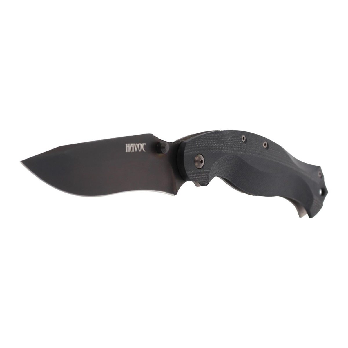 Fox Knives HAVOC couteau de poche Titanium Frame Lock couteau pliant manche G10 noir